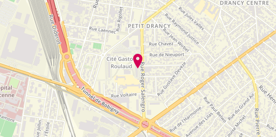 Plan de Centre Medico-Psych. G.roulaud, 112 Rue Roger Salengro, 93700 Drancy