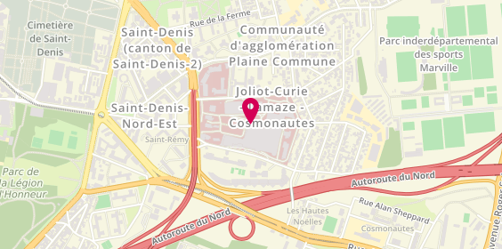 Plan de Ch Delafontaine, 2 Rue du Dr Delafontaine, 93200 Saint-Denis