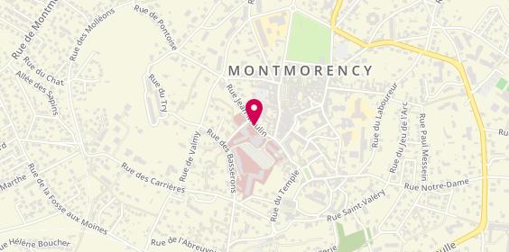 Plan de Hôpital Simone Veil, Groupement Hospitalier Eaubonne-Montmorency, 1 Rue Jean Moulin, 95160 Montmorency