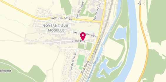 Plan de Maison de Sante Sainte Marguerite Noveant, 68 Rue Grand'rue, 57680 Novéant-sur-Moselle