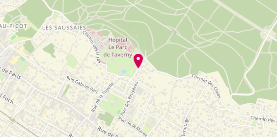 Plan de Hôpital le Parc, Boete Postale 66
Chemin des Aumuses, 95153 Taverny