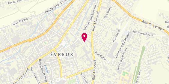 Plan de Cmp Adultes d'Evreux, 11 Rue Buzot, 27000 Évreux