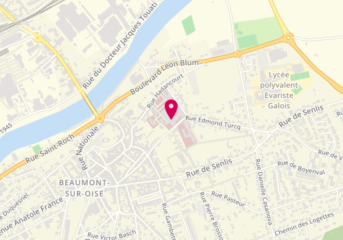 Plan de Site Beaumont, 25 Rue Edmond Turcq, 95260 Beaumont-sur-Oise