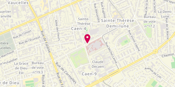 Plan de Polyclinique du Parc Caen, 20 Avenue Capitaine G. Guynemer, 14000 Caen