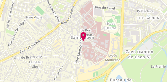 Plan de EPSM Caen, 15 Ter Rue Saint-Ouen, 14000 Caen
