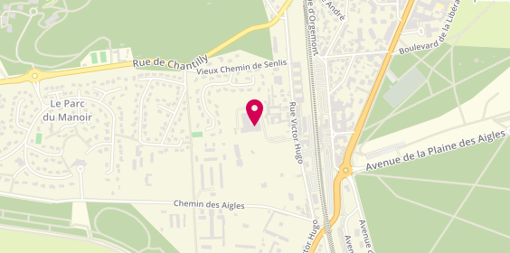 Plan de Clinique de Reeducation Alphonse de Rotshild, 20 Rue Victor Hugo, 60270 Gouvieux