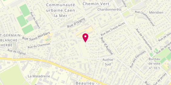 Plan de Hopital de Jour, 31 Rue Commandant Antoine de Touchet, 14000 Caen
