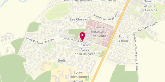 Plan de Centre de Soins du Valois, 46 Avenue Paul Rouge, 60300 Senlis