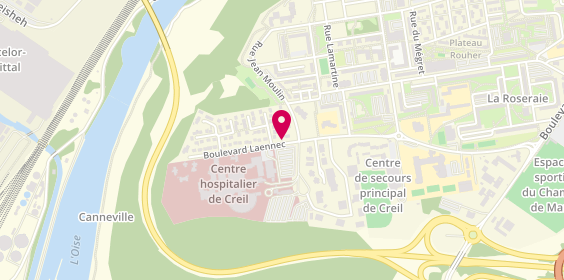 Plan de Centre Hospitalier GHPSO Creil, Bp 72
Boulevard Laennec, 60100 Creil