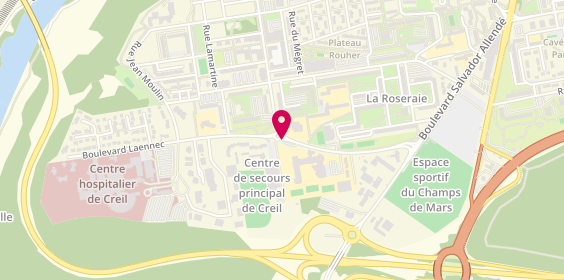 Plan de Centre de Postcure l'Avenir, 5 Boulevard Gabriel Havez, 60100 Creil