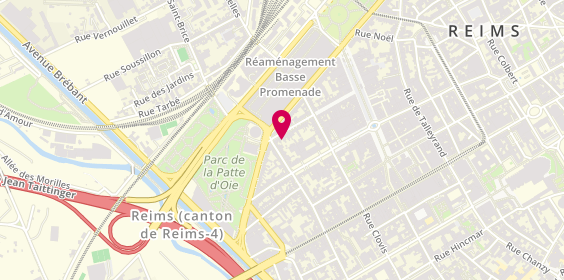 Plan de Centre d'Accueil Therapeutique, 57 Rue de Chativesle, 51100 Reims