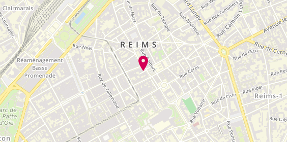 Plan de Clinique Champs Elysees Reims, 1 Rue de l'Arbalète, 51100 Reims
