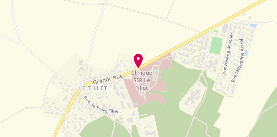Plan de SSR le Tillet, 1 Rue du Château, 60660 Cires-lès-Mello