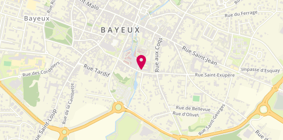 Plan de Centre Hospitalier Aunay-Bayeux, 13 Rue de Nesmond, 14400 Bayeux