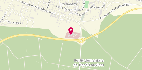 Plan de Clinique la Mare Ô Dans, Rue Forestière, 27340 Les Damps
