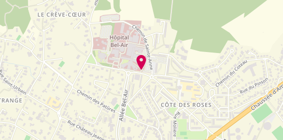 Plan de Hôpital Bel Air, Bp 327
1 Rue du Friscaty, 57312 Thionville