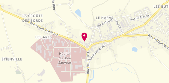 Plan de Centre Hospitalier Spécialisé, Route Saint Sauveur, 50360 Picauville