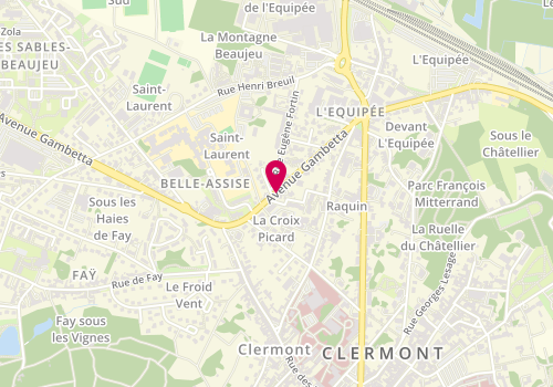 Plan de Cmp Clermont Enfant/Adolescent, 15 Avenue Gambetta, 60600 Clermont