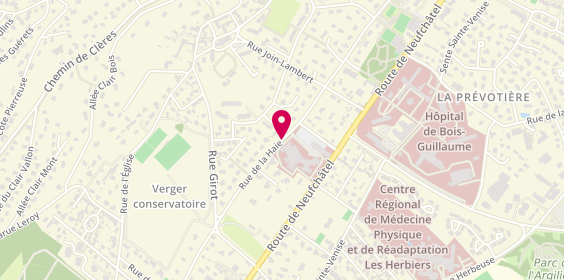 Plan de Clinique du Cèdre, 950 Rue de la Haie, 76235 Bois-Guillaume