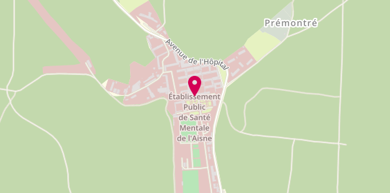 Plan de Epsmd de l'Aisne, Av. De l'Hôpital, 02320 Prémontré