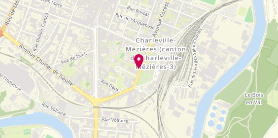 Plan de Clinique du Parc, 18 Avenue Georges Corneau, 08011 Charleville-Mézières