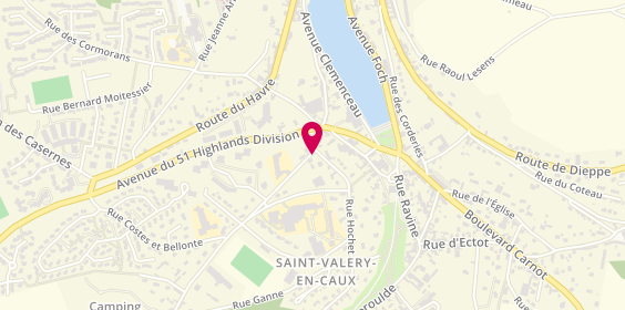 Plan de Centre Medico Psychologique Enfants, Rue Jules Saint Saëns, 76460 Saint-Valery-en-Caux