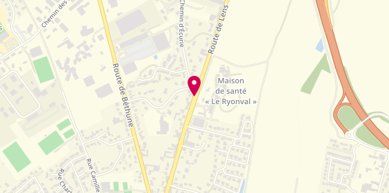 Plan de Maison de Sante le Ryonval, 182 Route de Lens, 62223 Sainte-Catherine