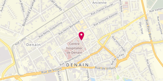Plan de Centre Hospitalier de Denain, 25 Bis Rue Jean Jaurès, 59220 Denain