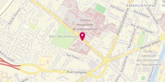 Plan de Assoc Hospitaliere Nord Artois Clinique, Hospitalisation A Domicile
57 Avenue Desandrouin, 59300 Valenciennes