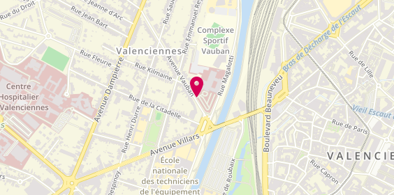 Plan de Polyclinique Vauban, 10 Avenue Vauban, 59300 Valenciennes