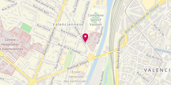 Plan de Nouvelle Clinique des Dentellieres, 8 Avenue Vauban, 59300 Valenciennes