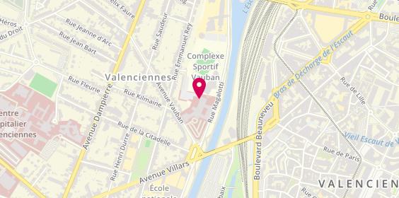 Plan de Maison urologie Vauban, 10 avenue Vauban, 59300 Valenciennes