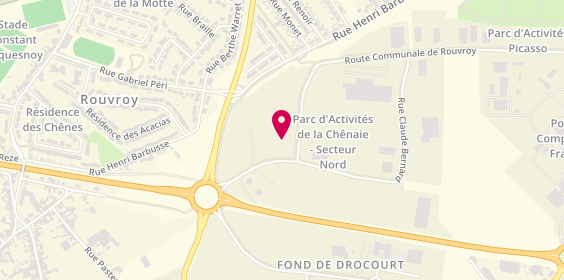 Plan de Clinique de la Chênaie, 220 Rue Claude Bernard, 62320 Rouvroy