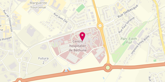 Plan de Centre Germon et Gauthier, 27 Rue Delbecque, 62660 Beuvry