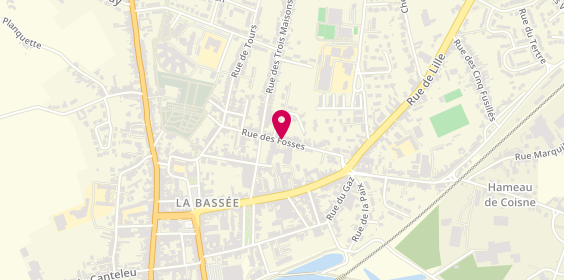 Plan de Centre Hospitalier la Bassee, Bp60
32 Rue des Fossés, 59480 La Bassée