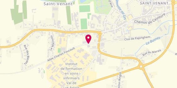Plan de Pour Developpement de l'Hemodi Asso, 87 Allée Charles de Foucauld, 62350 Saint-Venant