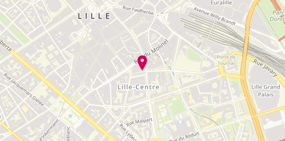 Plan de Clinique Gantois, 150 Rue Pierre Mauroy, 59800 Lille