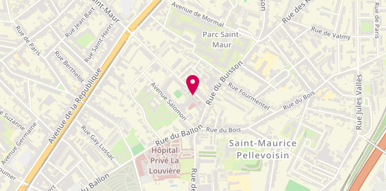 Plan de Clinique Ambroise Paré, 4 avenue Emile Zola, 59800 Lille