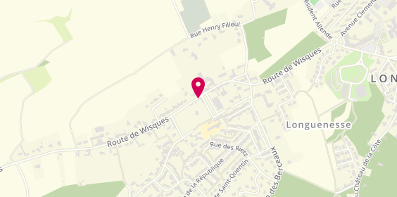 Plan de Centre de Post Cure Maison St Quentin, 11 Route de Wisques, 62219 Longuenesse