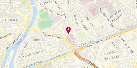 Plan de Nouvelle Clinique Villette, Bp49
18 Rue Parmentier, 59941 Dunkerque